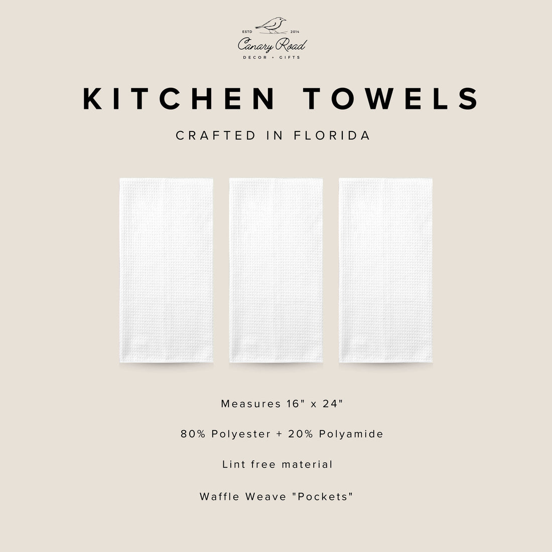Hydrangea Flower Chinoiserie Kitchen Towel Preppy Spring