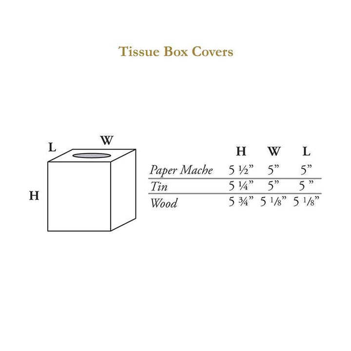 Ancient Tobacco Leaf Tissue Box Cover