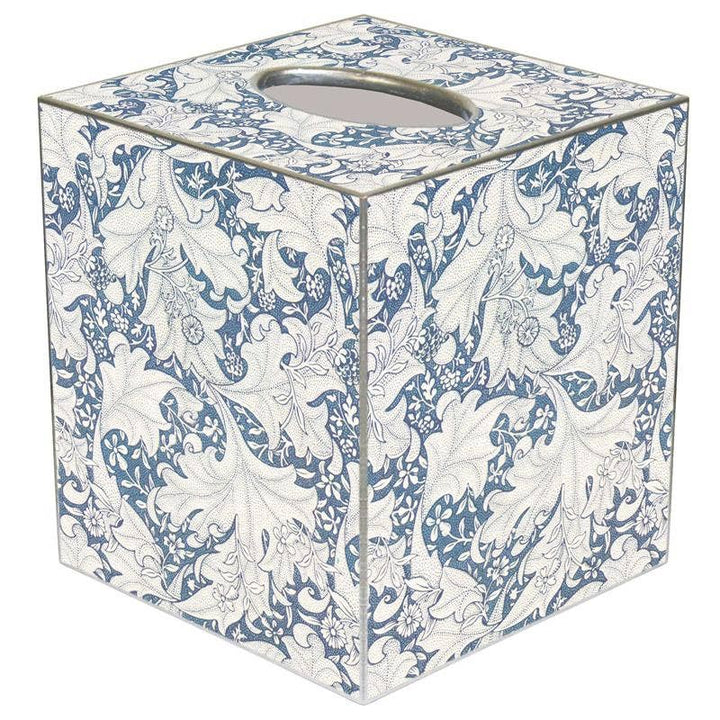 Wedgewood Blue Floral Tissue Box Cover