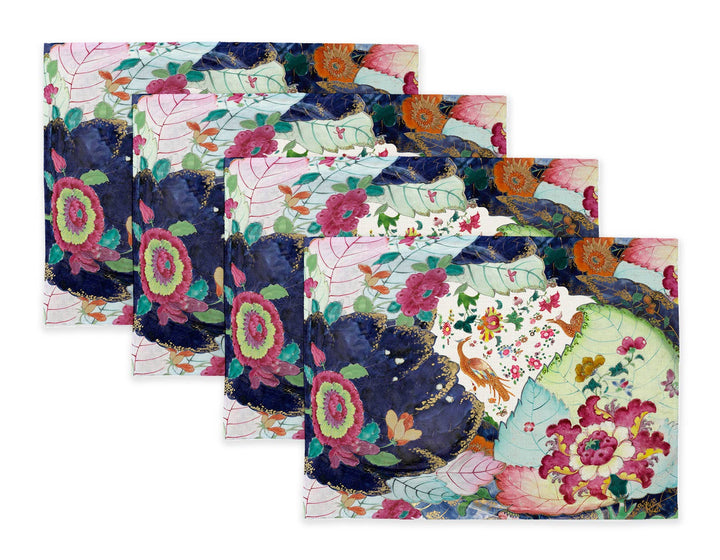 Ancient Tobacco Leaf Linen Placemats