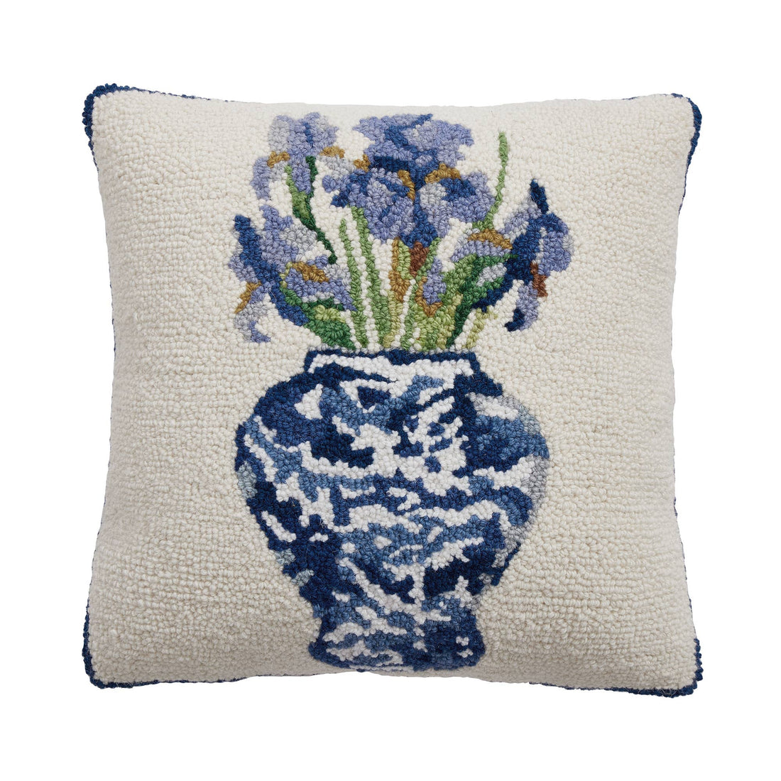 Chinoiserie Flowers Hook Pillow - Sally Eckman Roberts